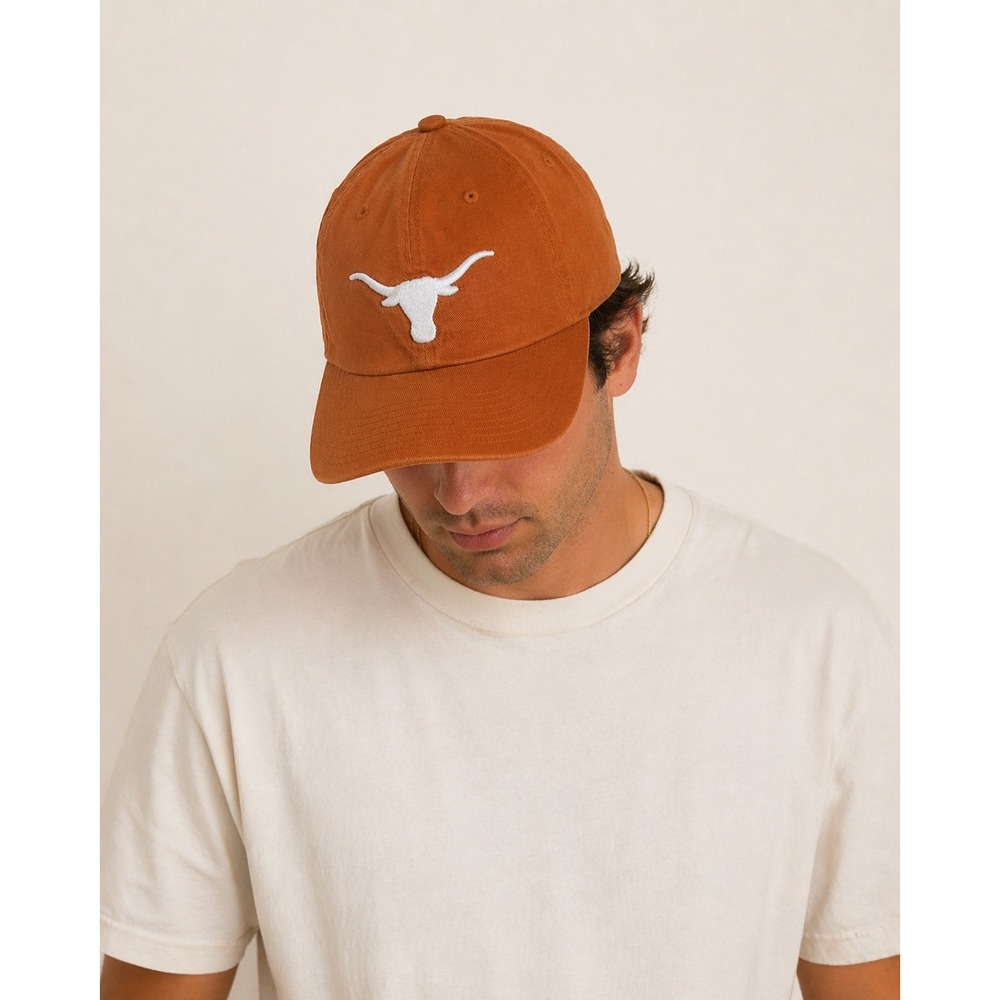 47 Brand Texas Longhorns Hat Medium Fitted Burnt Orange NCAA UT Austin